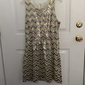 ✨EUC Charming Charlie Fit & Flare Knit Sleeveless
